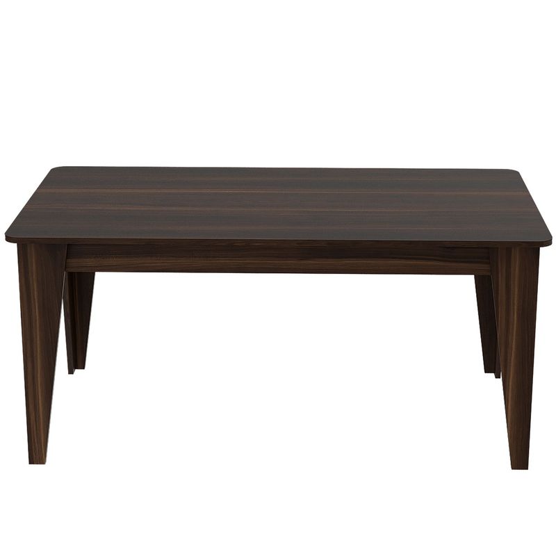 RTA MUEBLES - Mesa de Comedor Moderna para 6 Puestos en Aglomerado MDP Rectangular RTA Muebles