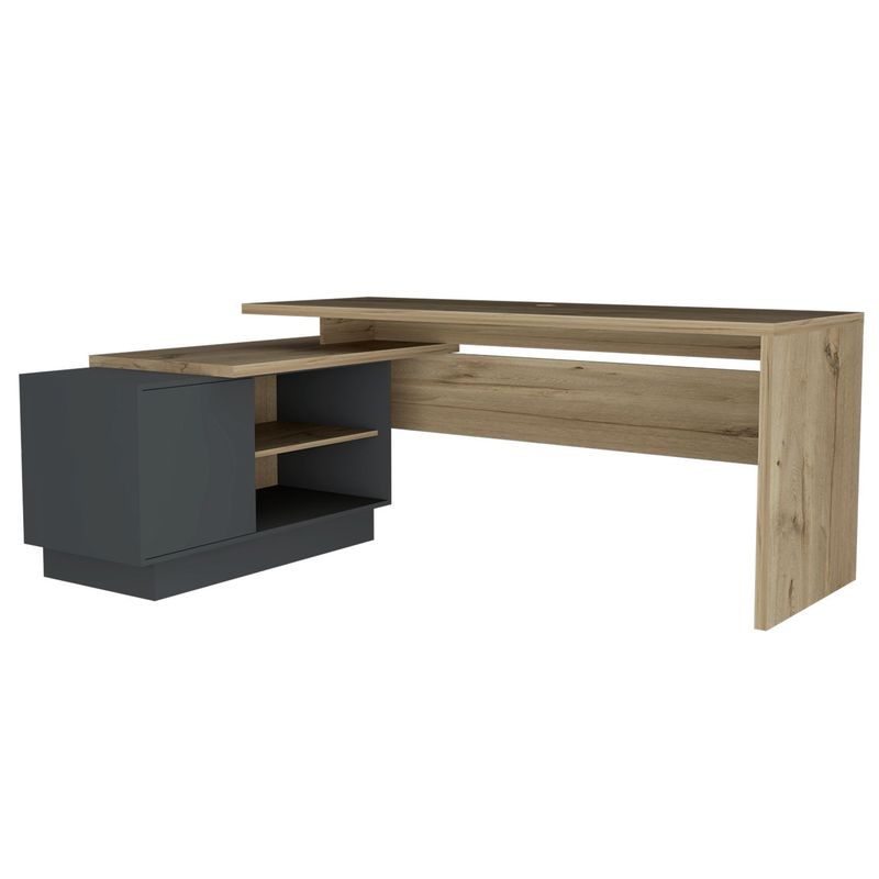 RTA MUEBLES - Escritorio Moderno 179 x 71.6 x 125.7 cm RTA Muebles