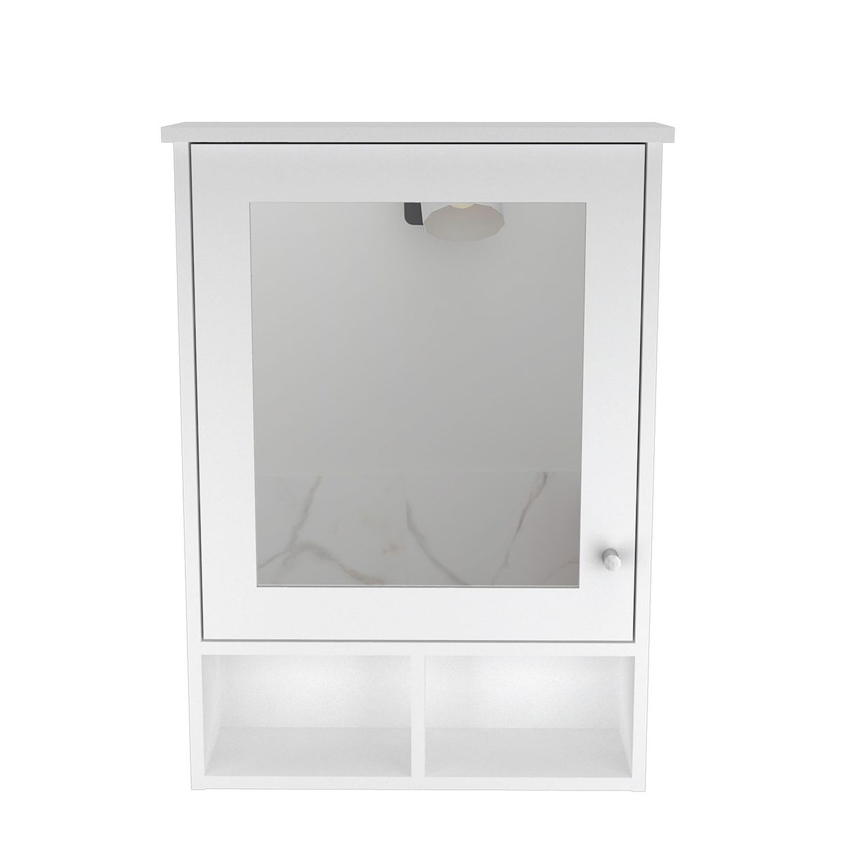 RTA MUEBLES - Gabinete de Baño Moderno en Aglomerado MDP con Espejo 73 x 53 x 16 cm RTA Design  - Mueble