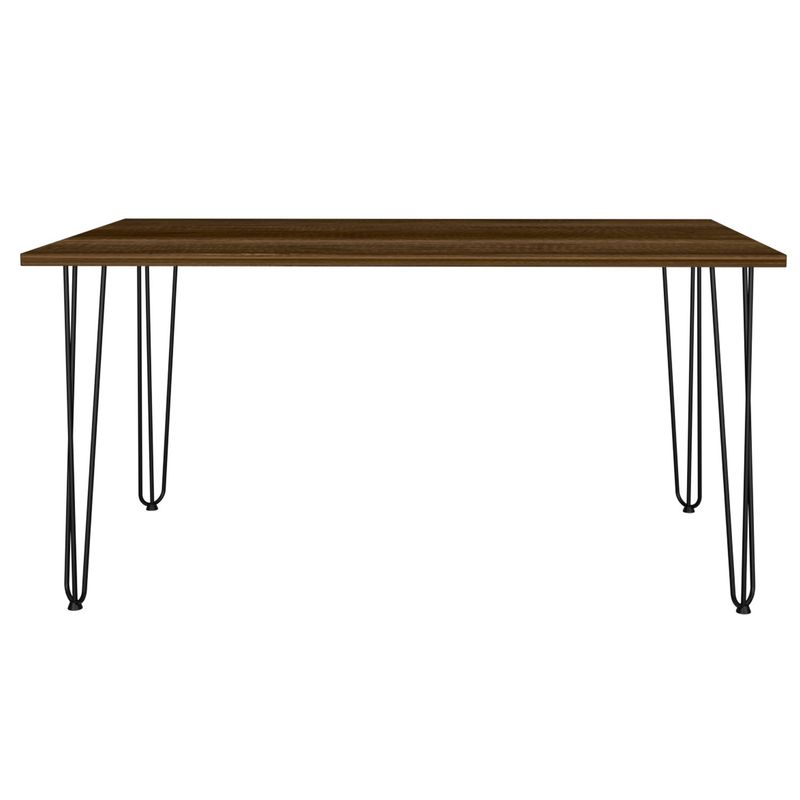 RTA MUEBLES - Mesa de Comedor Moderna para 6 Puestos en Aglomerado MDP Rectangular RTA Muebles