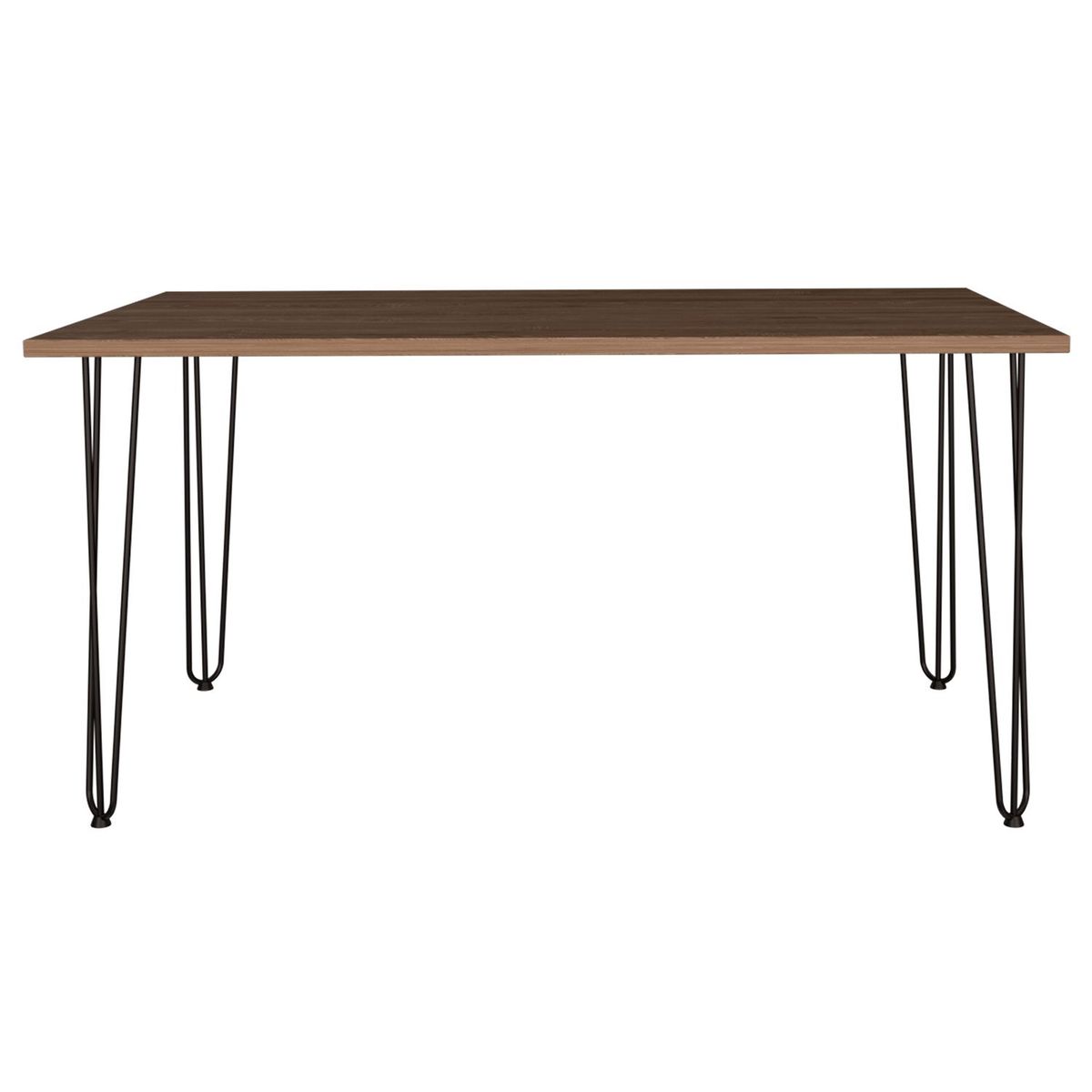 RTA MUEBLES - Mesa de Comedor Moderna para 6 Puestos en Aglomerado MDP Rectangular RTA Muebles