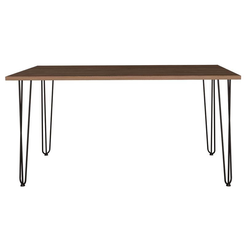RTA MUEBLES - Mesa de Comedor Moderna para 6 Puestos en Aglomerado MDP Rectangular RTA Muebles