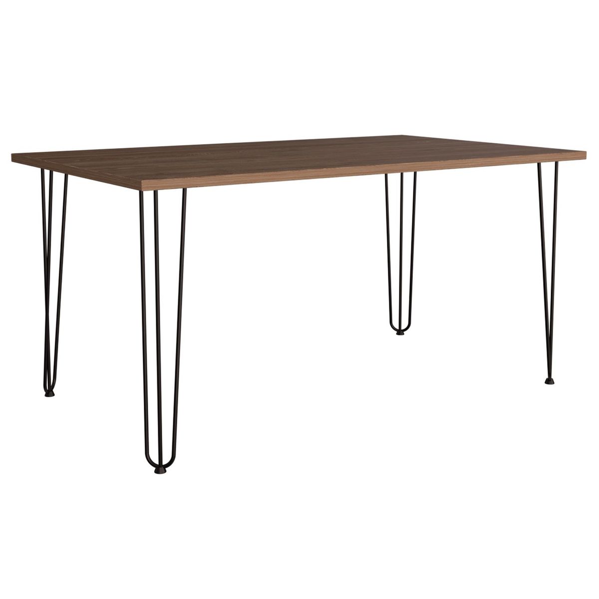 RTA MUEBLES - Mesa de Comedor Moderna para 6 Puestos en Aglomerado MDP Rectangular RTA Muebles