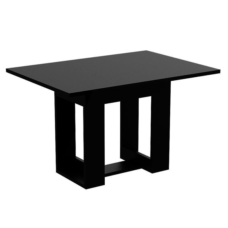 RTA MUEBLES - Mesa de Comedor Moderna para 4 Puestos en Aglomerado MDP Rectangular RTA Muebles