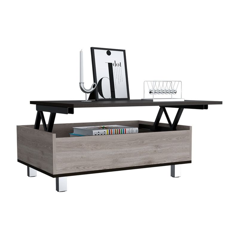 RTA MUEBLES - Mesa de Centro Moderna Rectangular  en Melamina  55 x 43 x 80 cm RTA Design  - Mueble