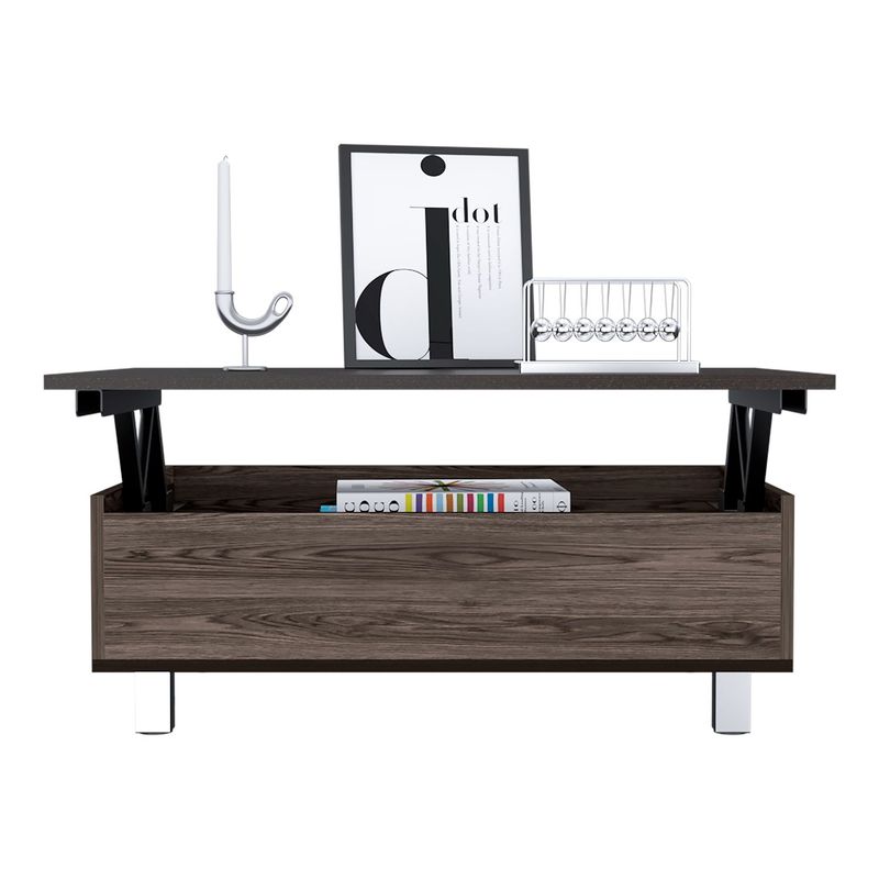 RTA MUEBLES - Mesa de Centro Moderna Rectangular  en Melamina  55 x 43 x 80 cm RTA Design  - Mueble