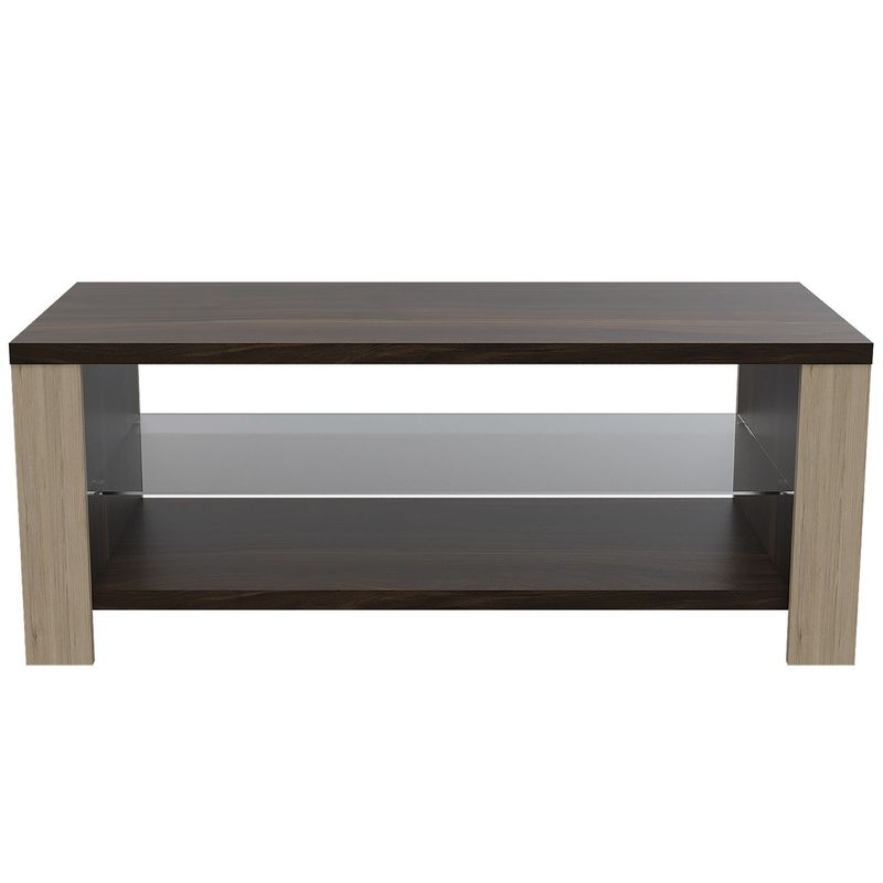 RTA MUEBLES - Mesa de Centro Moderna Rectangular  en Melamina  45 x 40 x 100 cm RTA Design  - Mueble