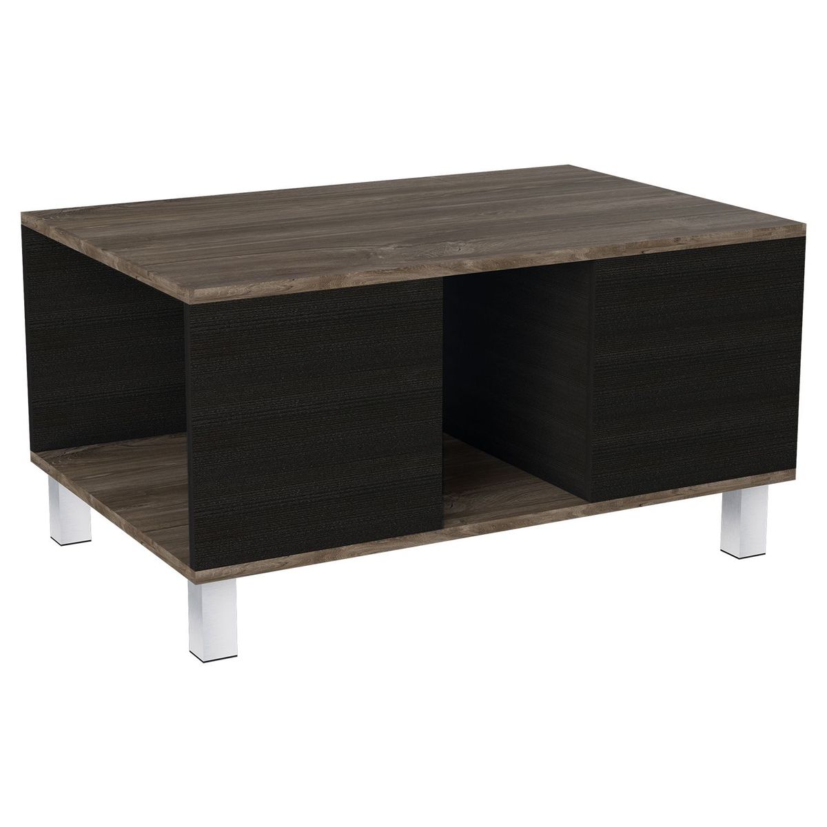 RTA MUEBLES - Mesa de Centro Moderna Rectangular  en Melamina  53 x 42 x 79 cm RTA Design  - Mueble