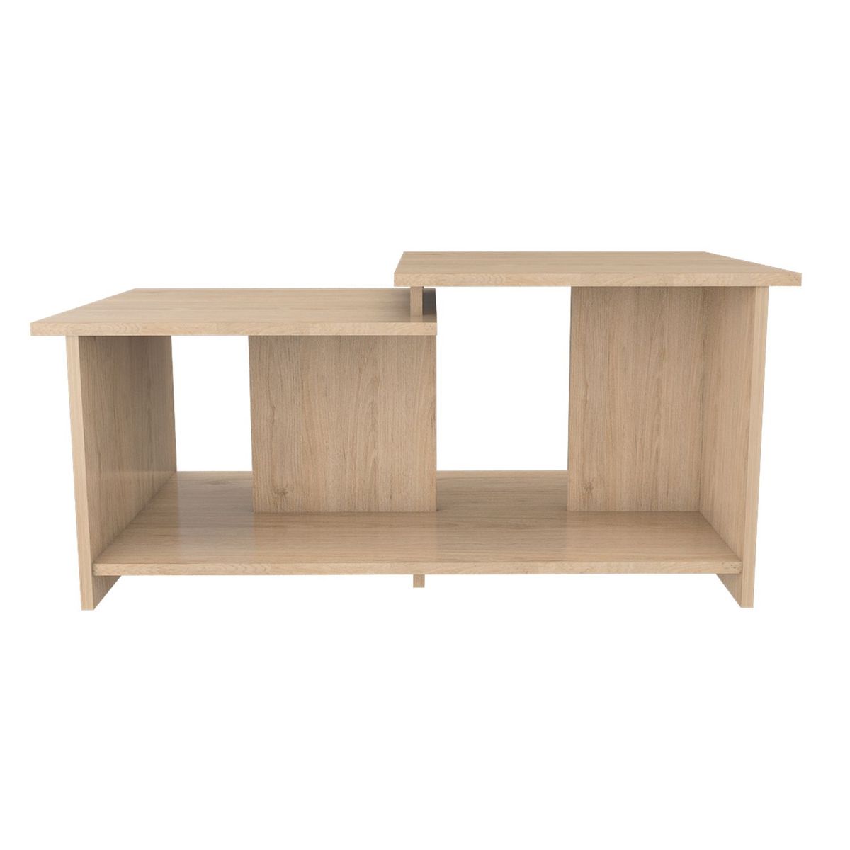 RTA MUEBLES - Mesa de Centro Moderna Rectangular  en Melamina  53 x 42 x 89 cm RTA Design  - Mueble