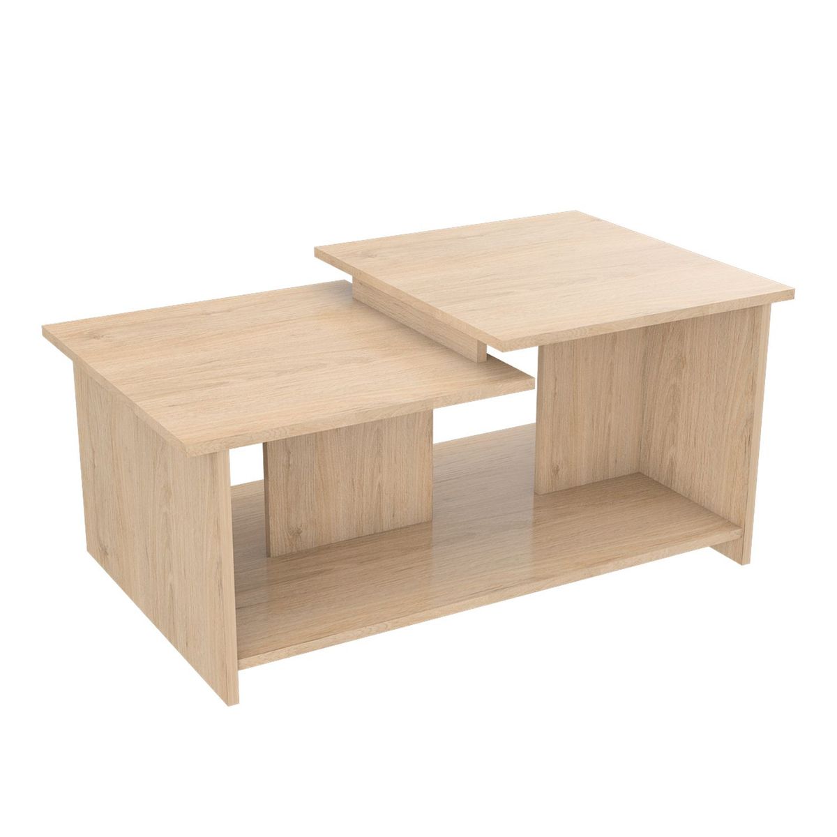 RTA MUEBLES - Mesa de Centro Moderna Rectangular  en Melamina  53 x 42 x 89 cm RTA Design  - Mueble