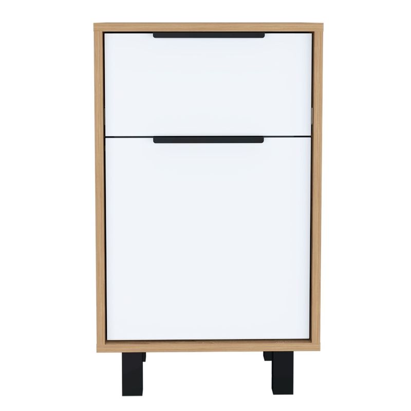RTA MUEBLES - Mesa de Noche Moderna de 1 Cajón 70 x 41 x 368 cm RTA Muebles