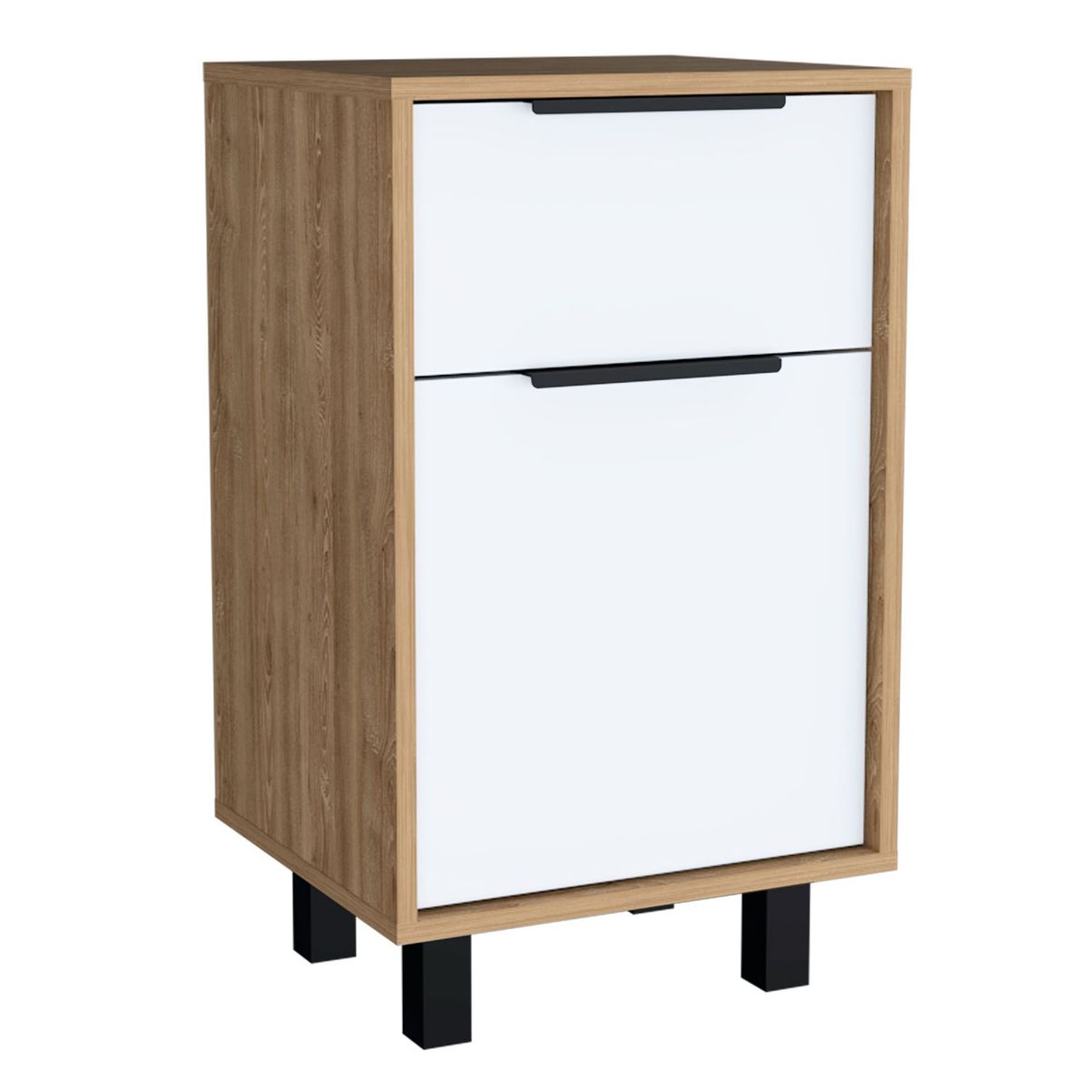 RTA MUEBLES - Mesa de Noche Moderna de 1 Cajón 70 x 41 x 368 cm RTA Muebles