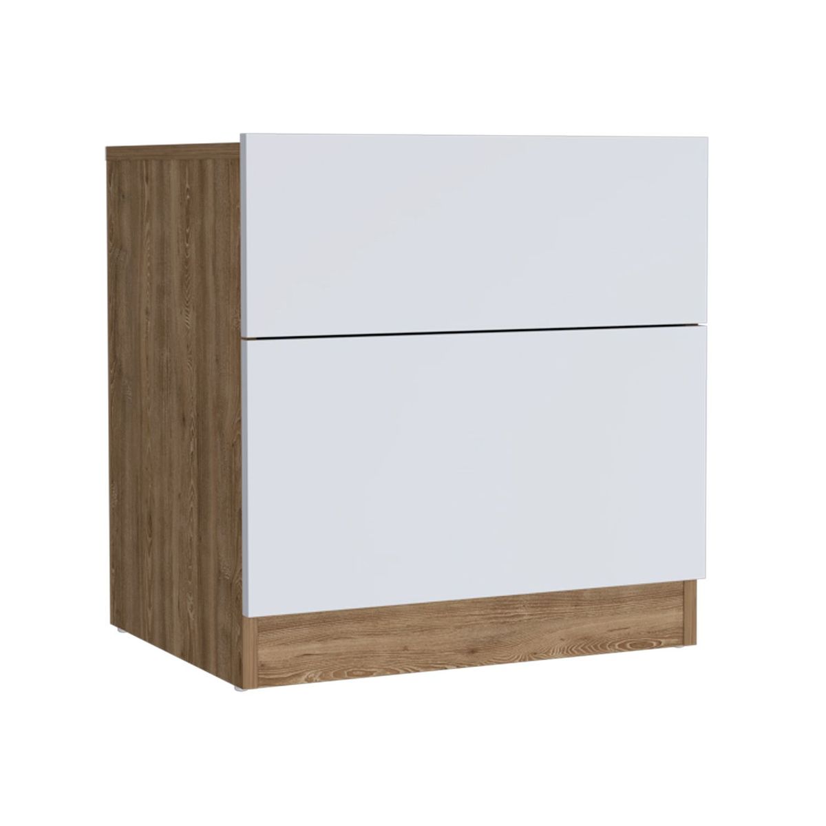 RTA MUEBLES - Mesa de Noche Moderna de 1 Cajón 526 x 50 x 40 cm RTA Muebles