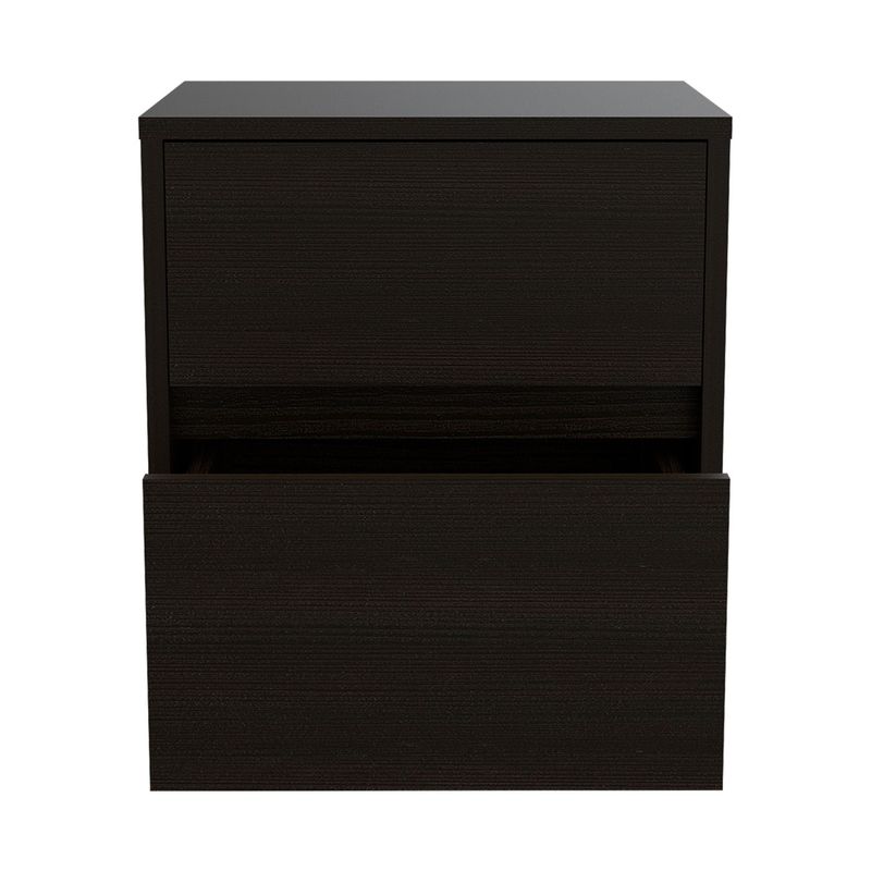 RTA MUEBLES - Mesa de Noche Moderna de 2 Cajones 40 x 472 x 323 cm RTA Muebles