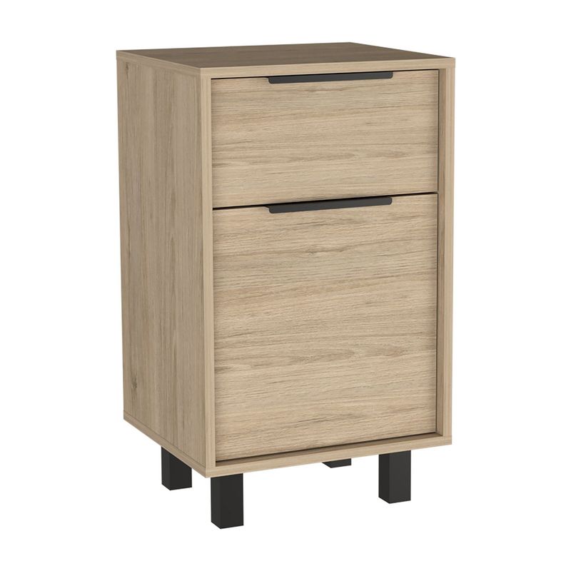 RTA MUEBLES - Mesa de Noche Moderna de 1 Cajón 70 x 41 x 368 cm RTA Muebles