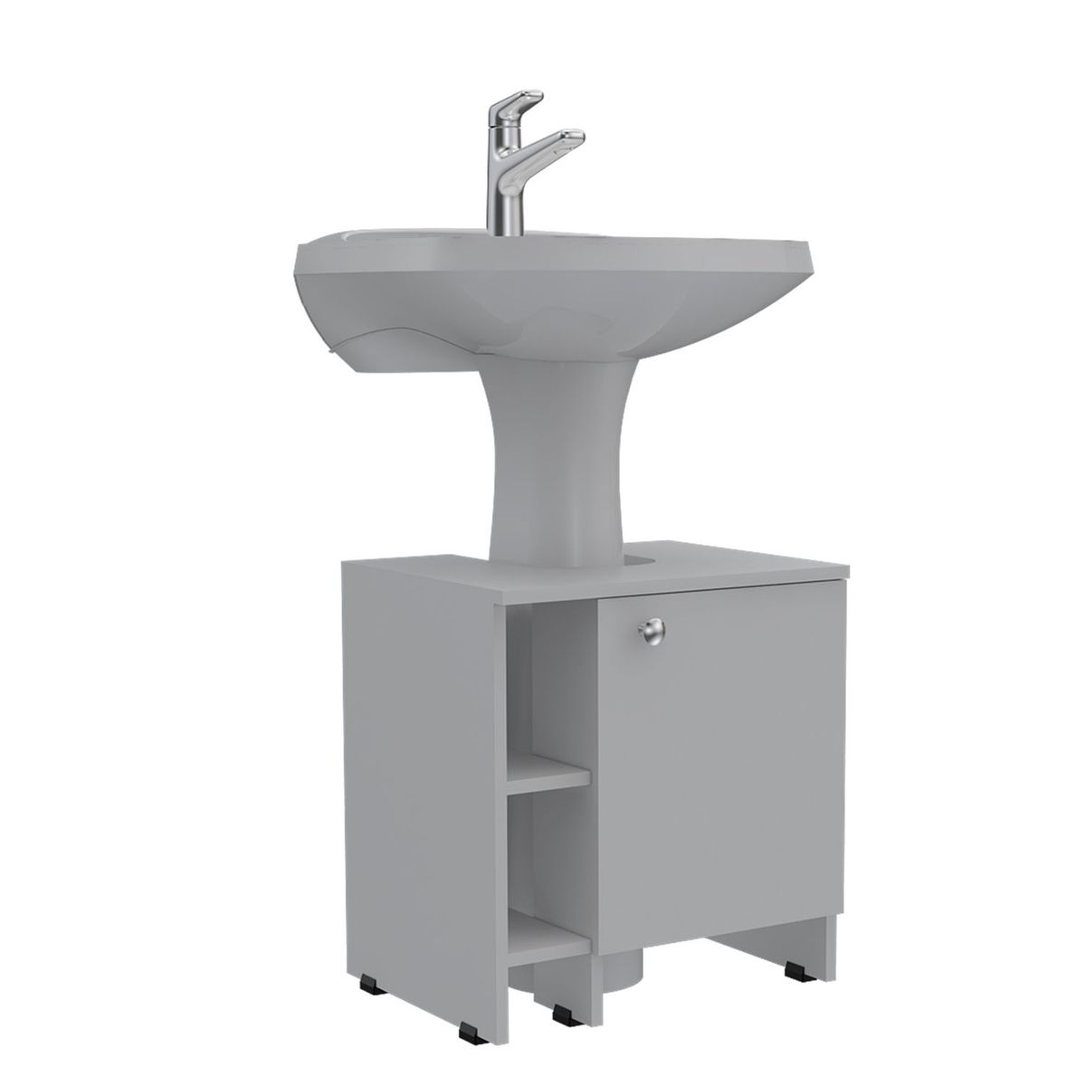 RTA MUEBLES - Mueble de Baño Moderno en Aglomerado MDP (No Incluye Lavamanos) 50 x 47 x 37 cm RTA Design  - Mueble