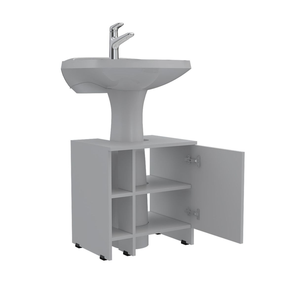 RTA MUEBLES - Mueble de Baño Moderno en Aglomerado MDP (No Incluye Lavamanos) 50 x 47 x 37 cm RTA Design  - Mueble