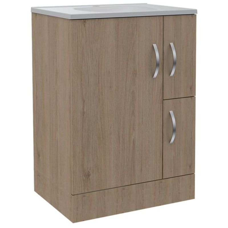 RTA MUEBLES - Mueble de Baño Moderno en Aglomerado MDP (No Incluye Lavamanos) 86 x 60 x 45 cm RTA Design  - Mueble