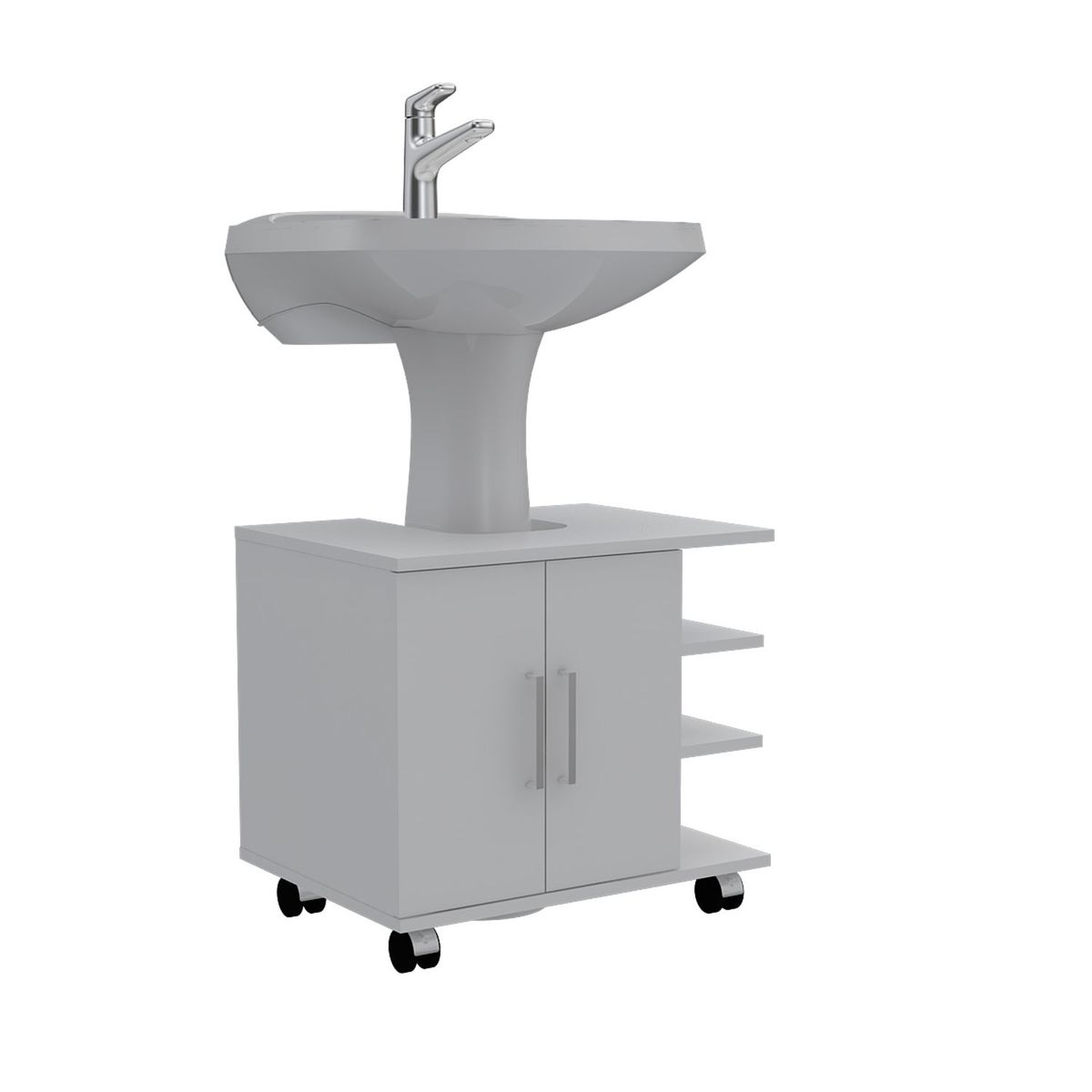 RTA MUEBLES - Mueble de Baño Moderno en Aglomerado MDP (No Incluye Lavamanos) 50 x 55 x 41 cm RTA Design  - Mueble