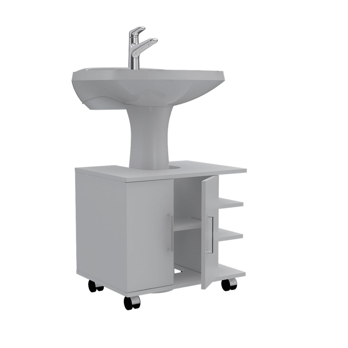 RTA MUEBLES - Mueble de Baño Moderno en Aglomerado MDP (No Incluye Lavamanos) 50 x 55 x 41 cm RTA Design  - Mueble