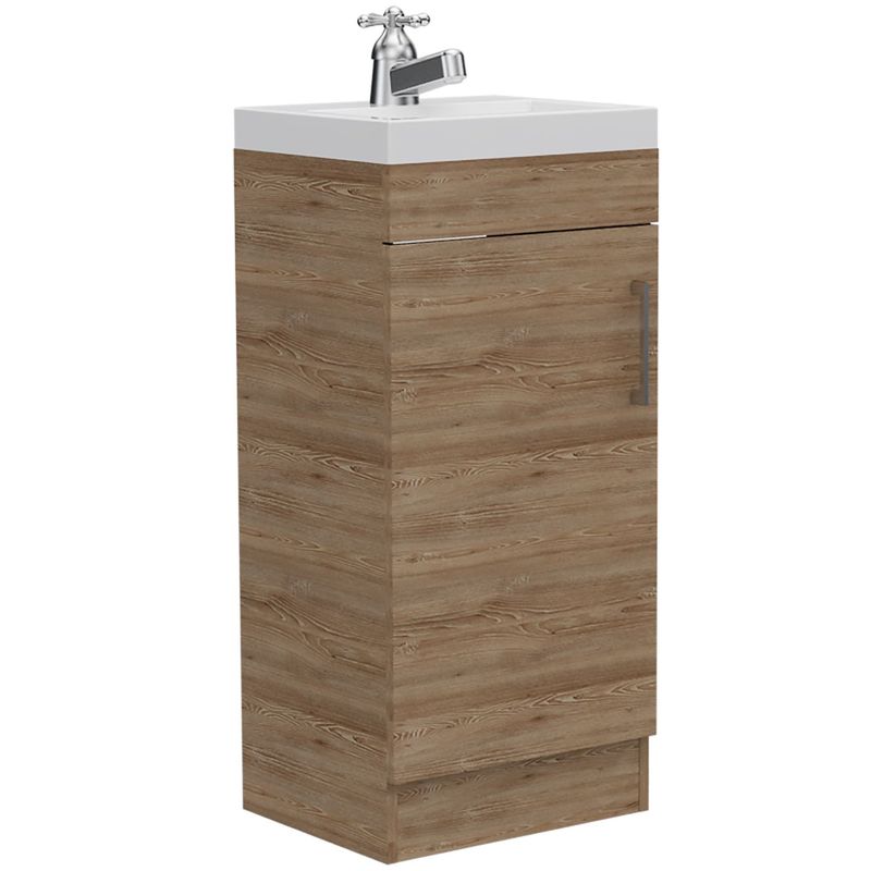 RTA MUEBLES - Mueble para Lavamanos (Incluye Lavamanos) 88 x 40 x 33 cm  RTA Muebles 