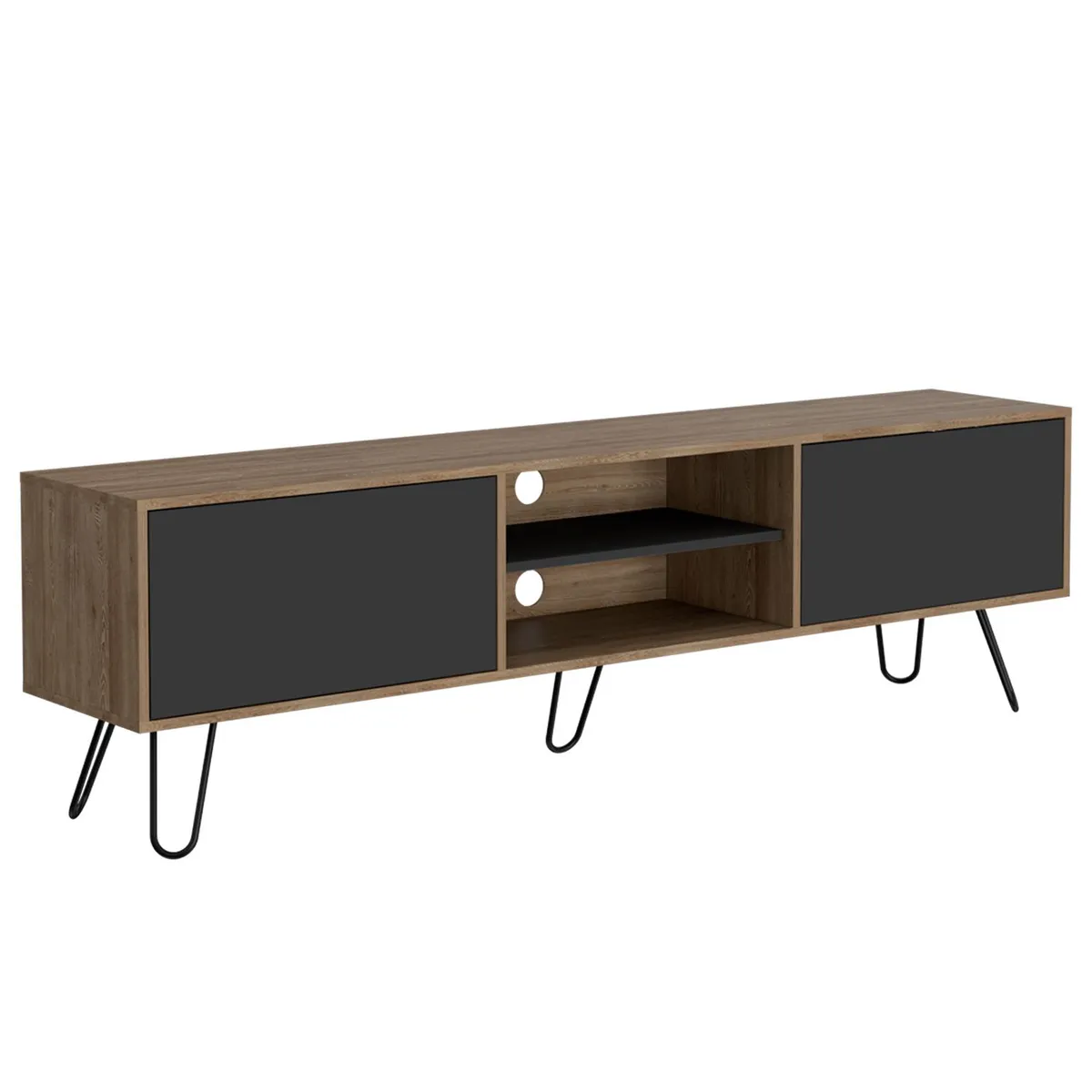 RTA MUEBLES - Mueble de Televisión Moderno de 180 x 525 x 35 cm  para Televisores de Hasta 70 Pulgadas, RTA Muebles