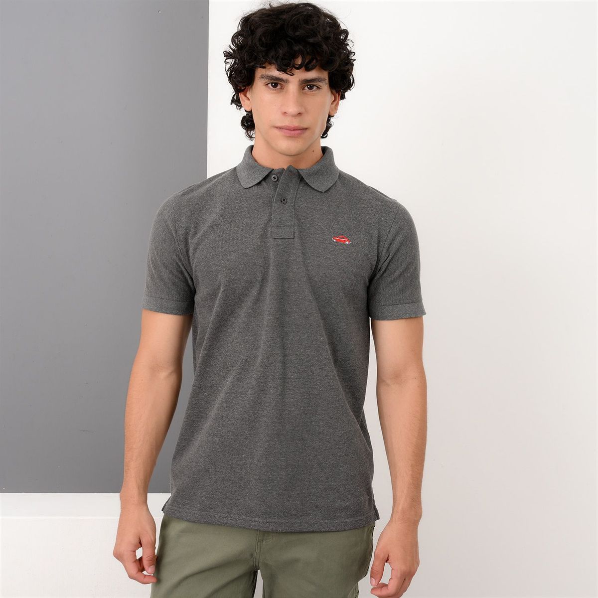 BEARCLIFF - Camiseta polo Hombre Manga corta de Algodón Bearcliff