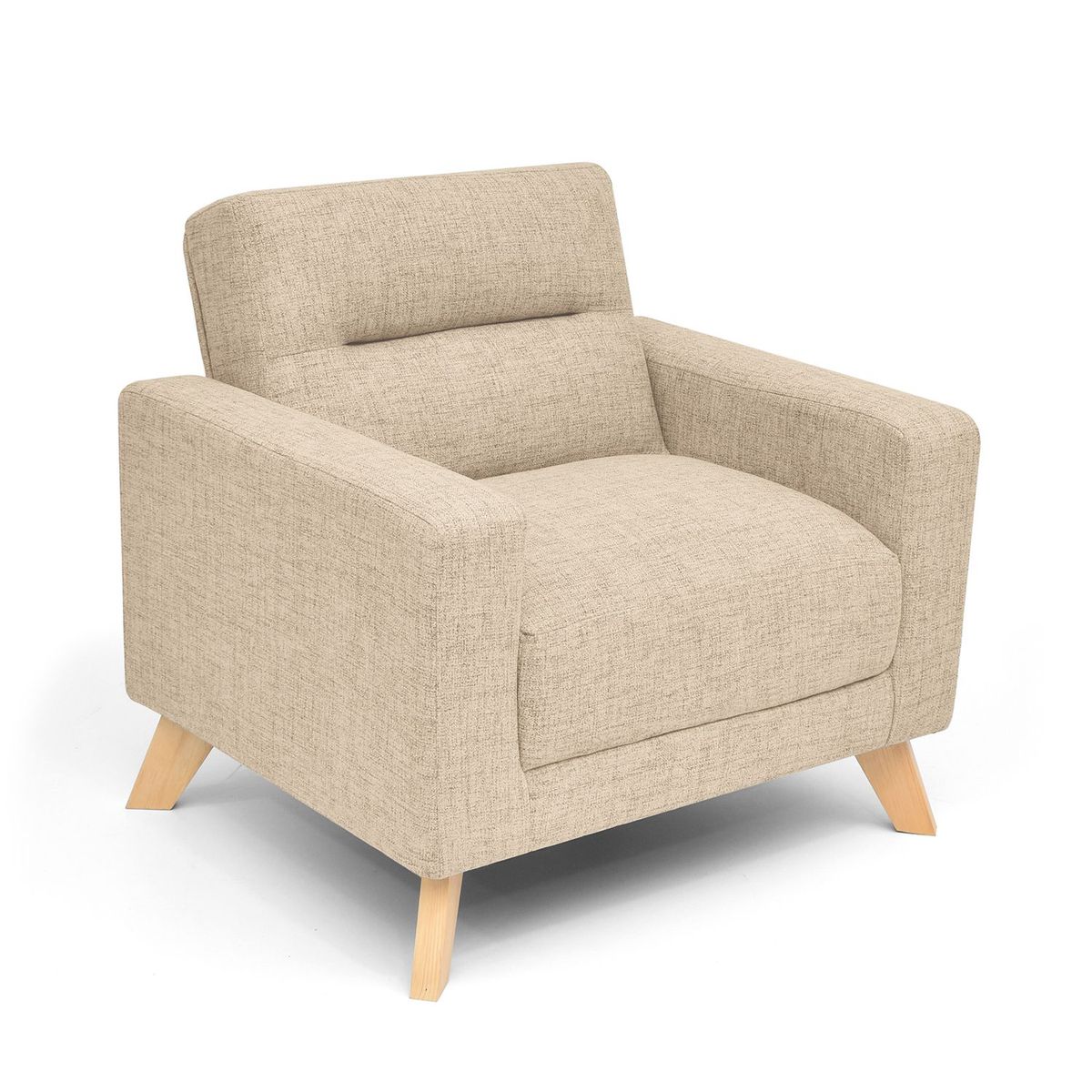 VENECIA - Poltrona Moderna Tela Seúl 83 x 86 x 73 cm Mica - Mueble