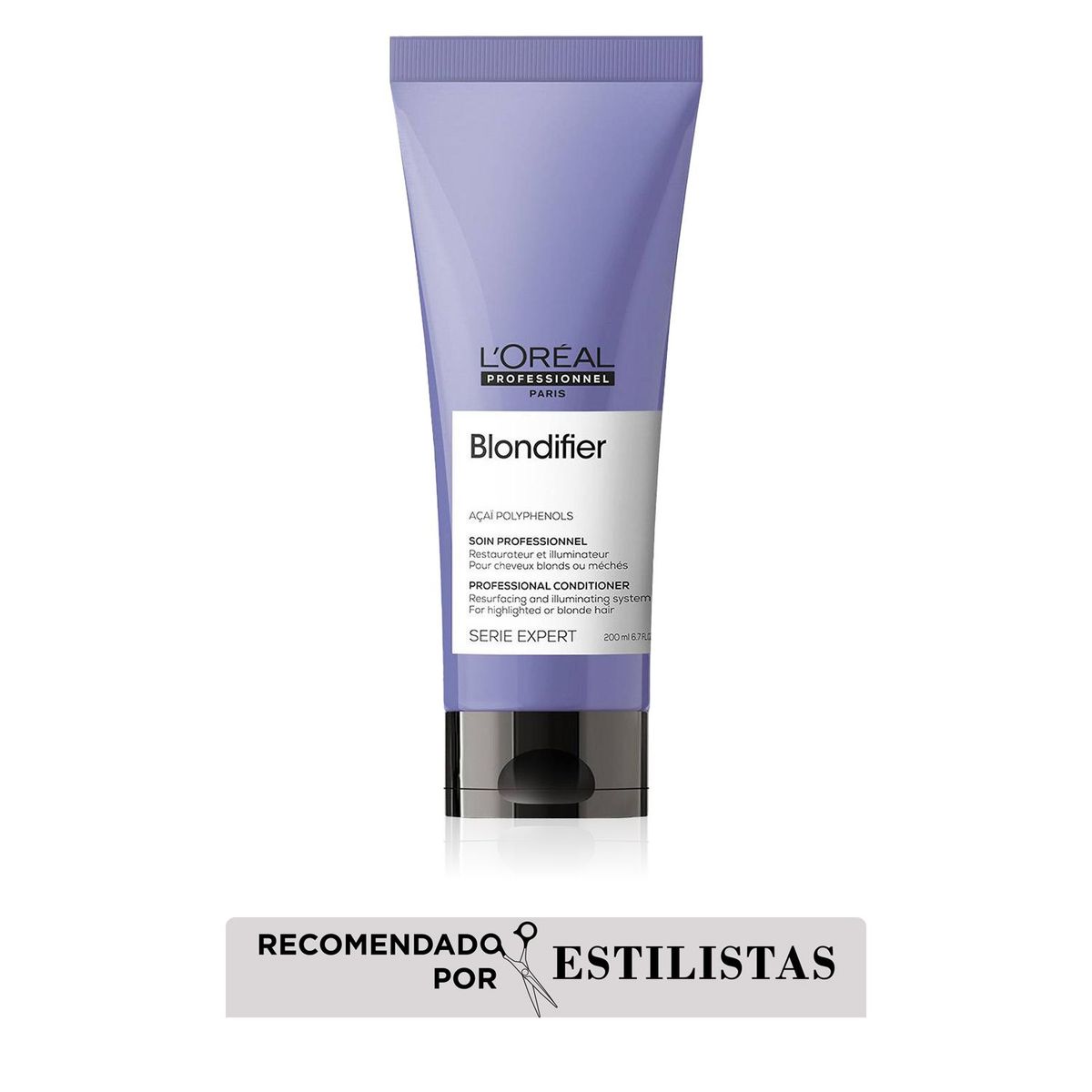 LOREAL PROFESSIONNEL - Acondicionador LOréal Professionnel Blondifier brillo para cabello rubio 200ml