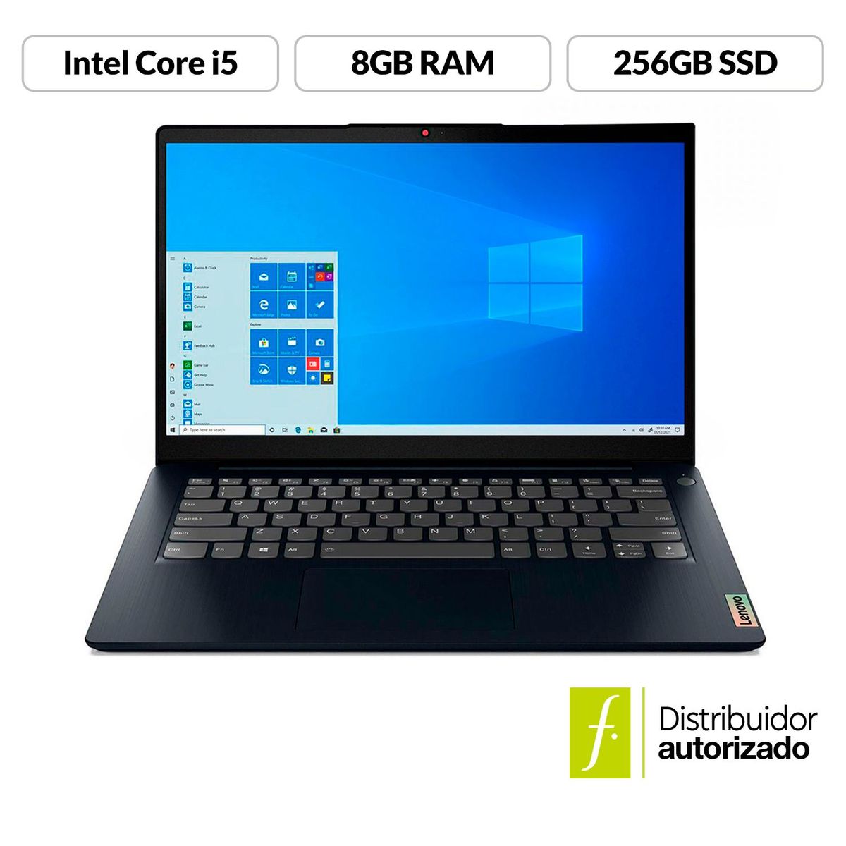 LENOVO - Portátil Lenovo | Intel Core i5 | 8GB RAM | 256GB SSD Almacenamiento | Windows 11 | 14 pulgadas Full HD | Computador Portátil