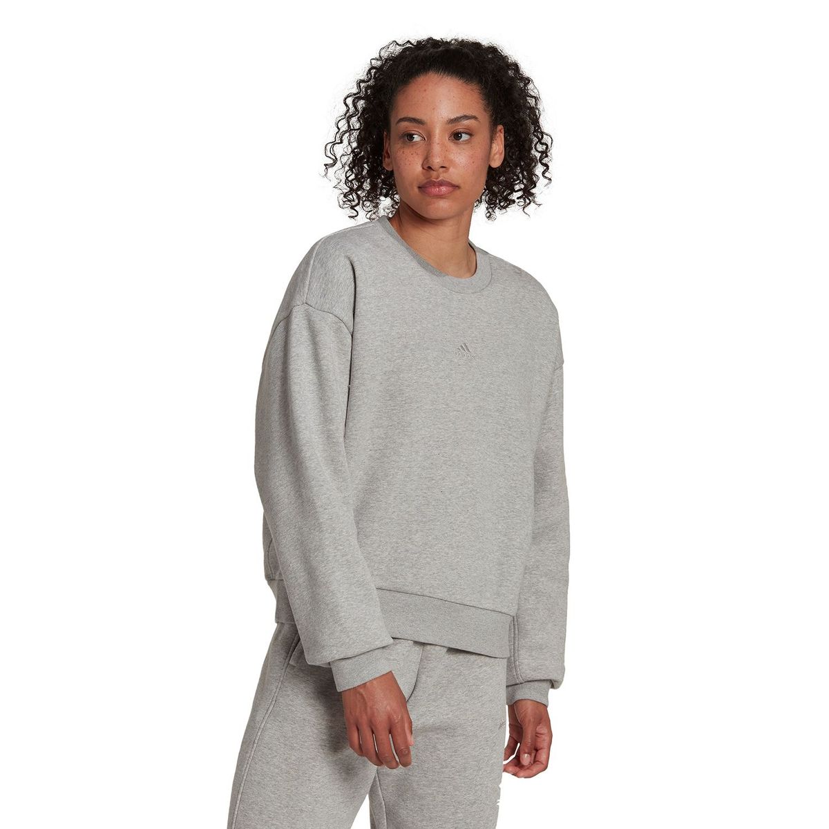 ADIDAS - Buzo Para Mujer sportwear Gris Adidas 