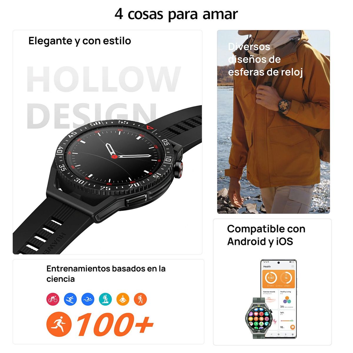 HUAWEI - Smartwatch Huawei GT3 SE 46 mm Reloj inteligente deportivo