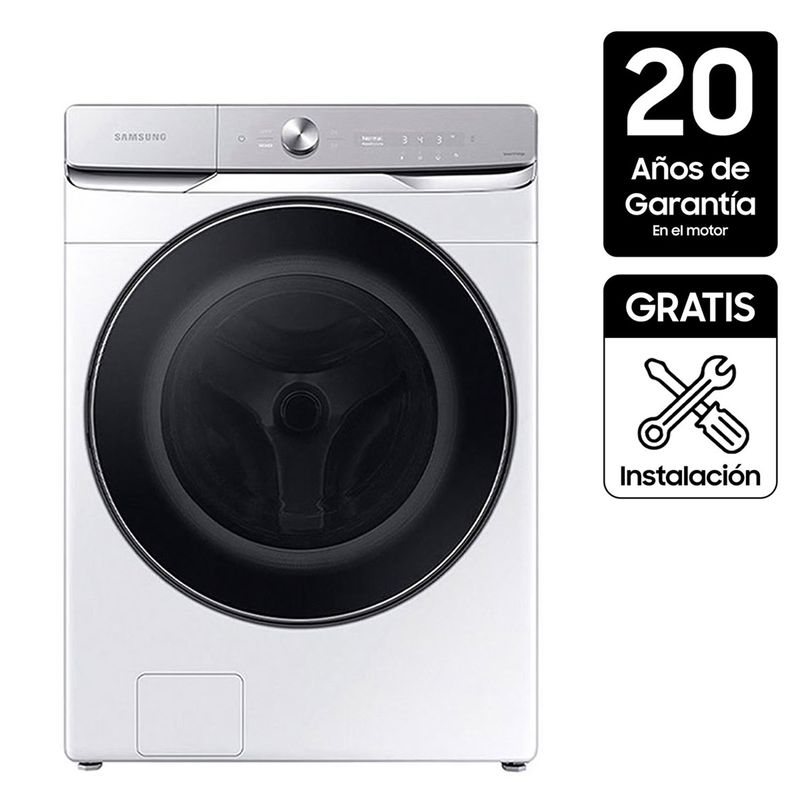 SAMSUNG - Lavadora Samsung  Carga frontal 25 KG WF25A8900AW/CO