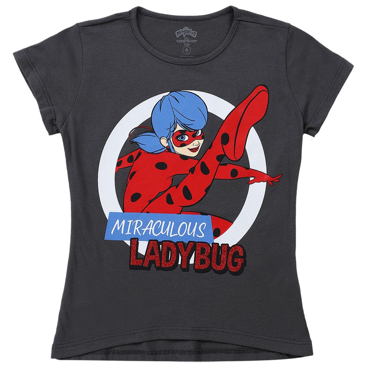 MIRACULOUS - Camiseta para Niña LadyBug