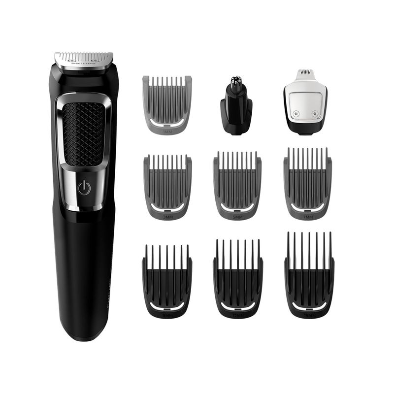 PHILIPS - Recortador multipropósito Philips | 13 piezas para cabeza y rostro |MG3750/10