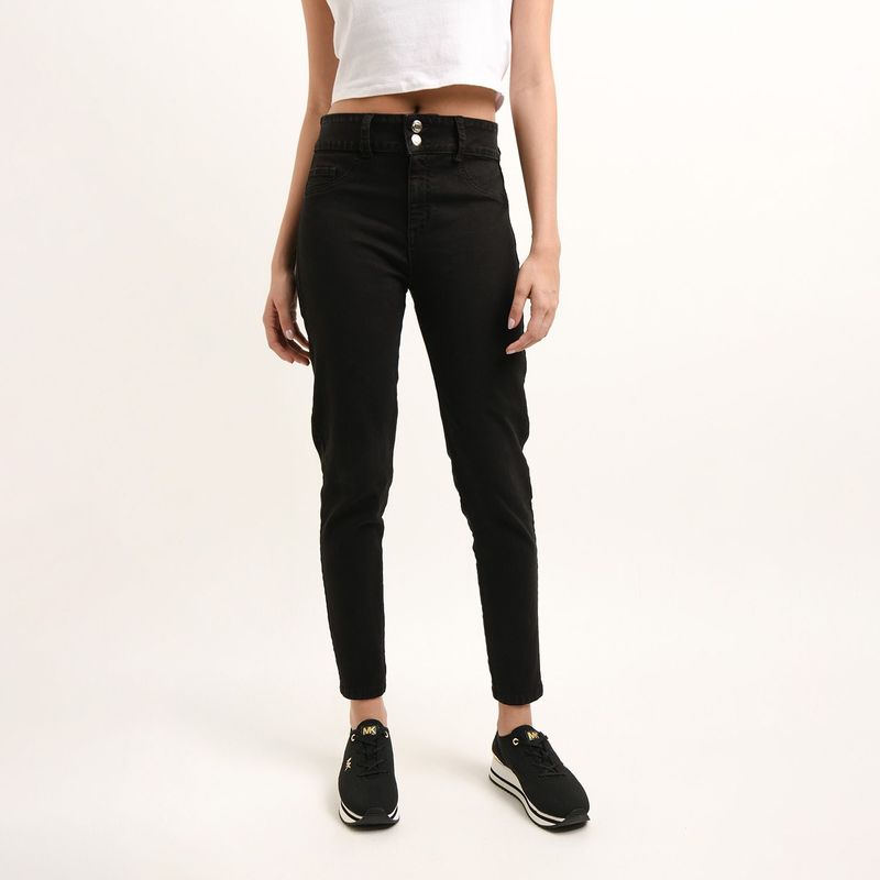 MOSSIMO - Jean Skinny para Mujer Tiro alto de Algodón Mossimo