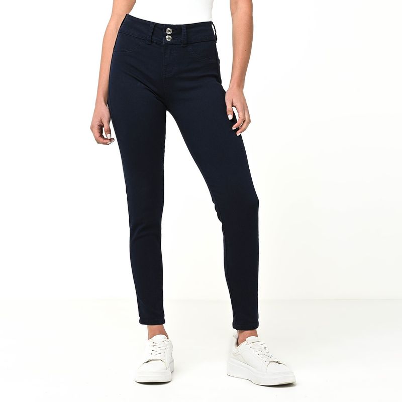 MOSSIMO - Jean Skinny para Mujer Tiro alto de Algodón Mossimo
