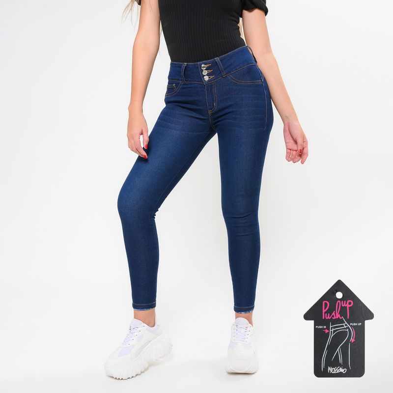 MOSSIMO - Jean Push Up Mujer Tiro medio Mossimo
