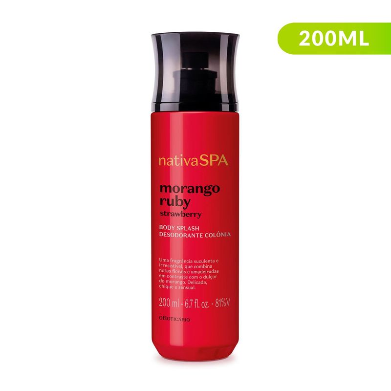 NATIVA SPA - Mujer Nativa Spa Morango Ruby 200 ml Body splash