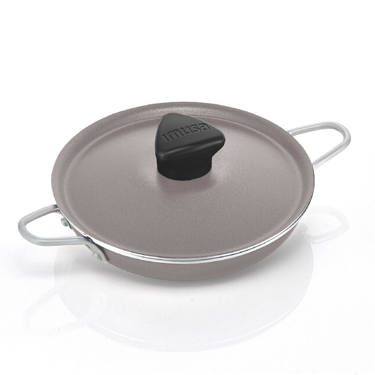 IMUSA - Cacerola Imusa Antiadherente Aluminio 12 cm