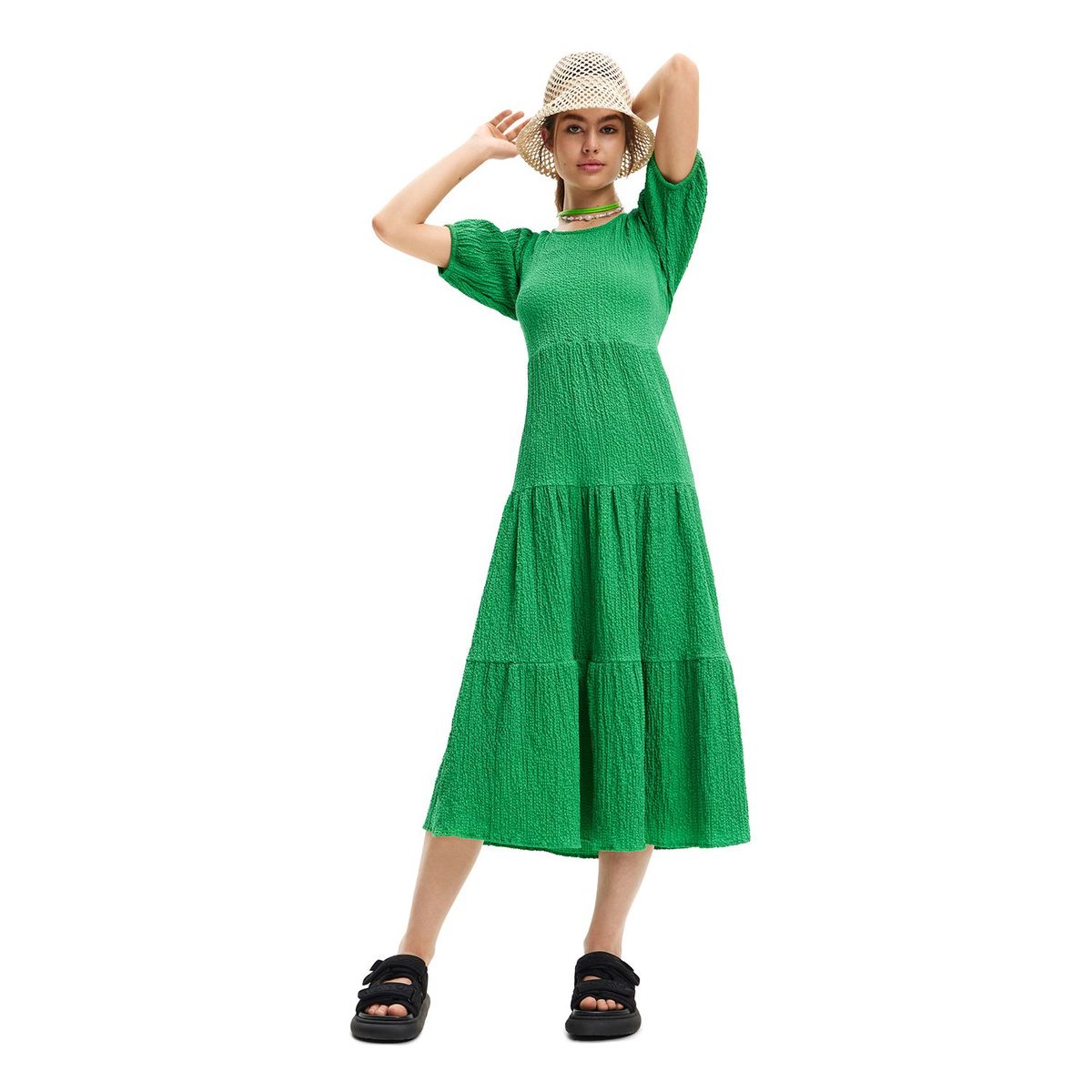 DESIGUAL - Vestido para Mujer Medio Desigual