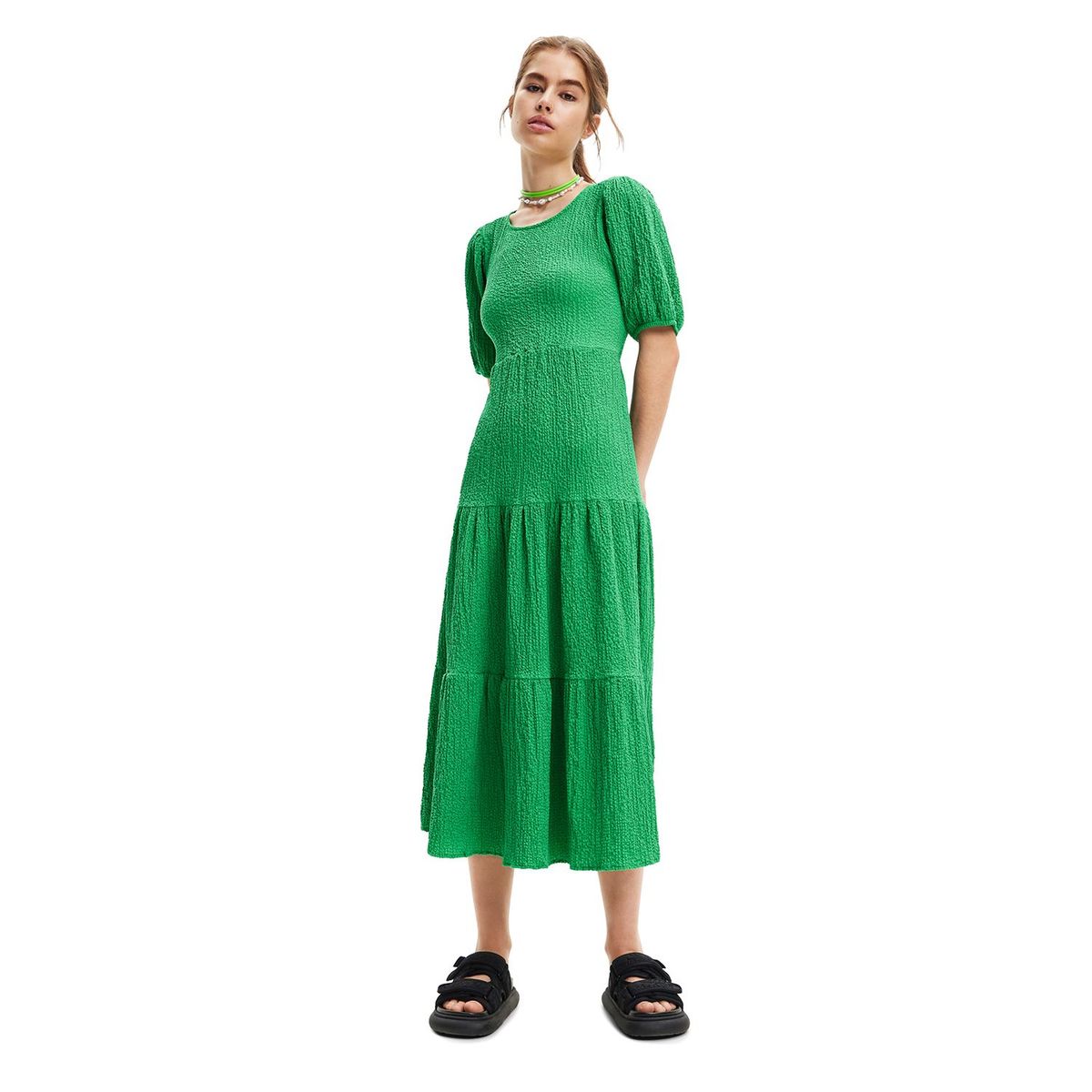 DESIGUAL - Vestido para Mujer Medio Desigual