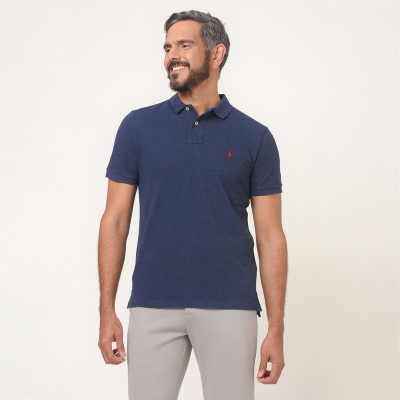 POLO RALPH LAUREN - Camiseta polo Hombre Manga corta Custom Slim Fit Polo Ralph Lauren