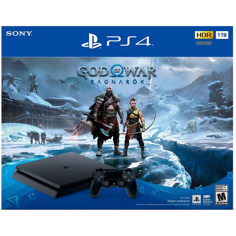 PLAYSTATION - Consola PS4 + GOW Ragnarok - Latam 1TB