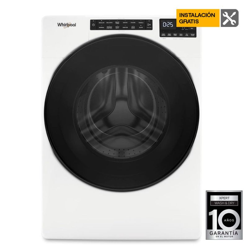 WHIRLPOOL - Lavadora Whirlpool Carga frontal 21 kg 7MWFW5605MW