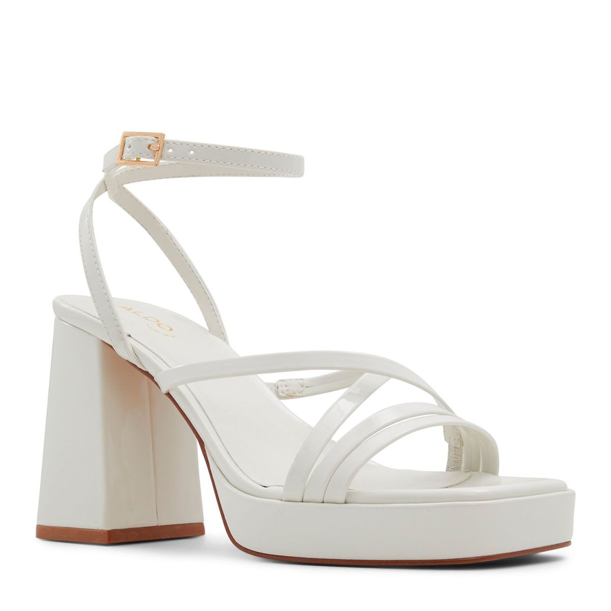 ALDO - Sandalias para Mujer con tacón grueso. Sandalias Aldo blancas de moda para mujer