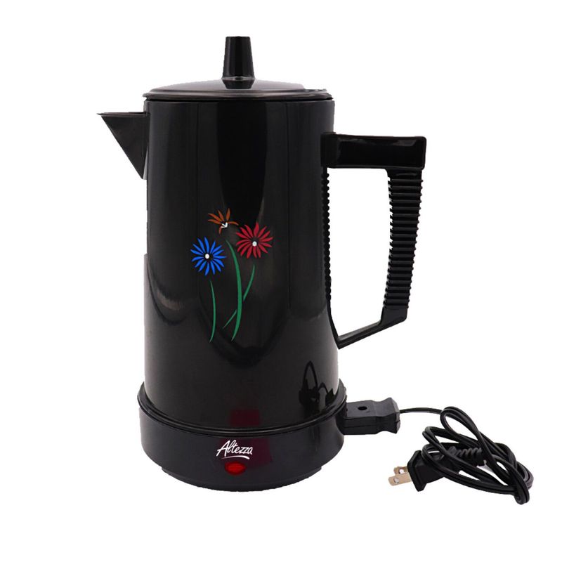 ALTEZZA - Cafetera Percoladora Altezza 12 Tazas Negra