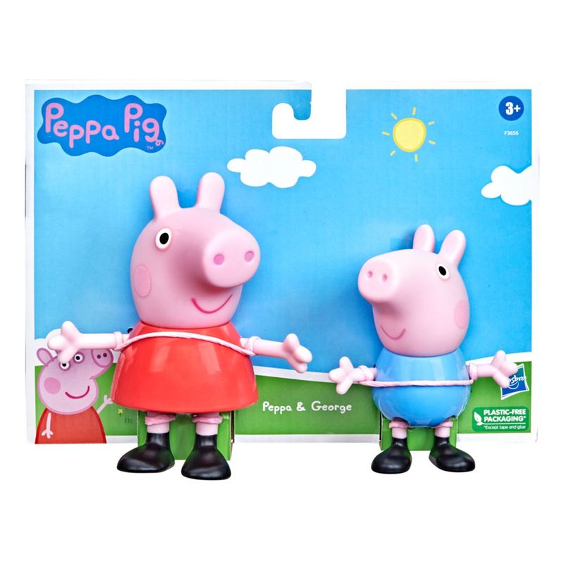 PEPPA PIG - Muñeca Peppa Pig : Peppa y George