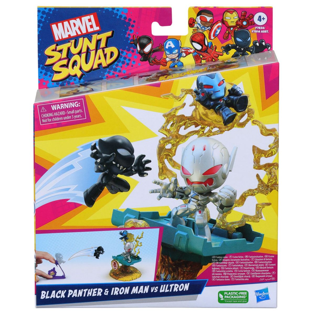 MARVEL - Figura de acción Stunt Squad Villain Knockdown Marvel