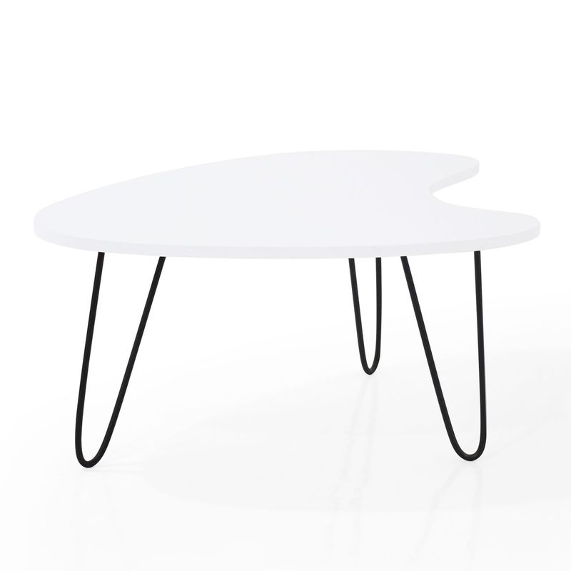 MICA - Mesa de Centro Moderna en Aglomerado MDP Pisa 79 x 33 x 51 cm Mica  - Mueble